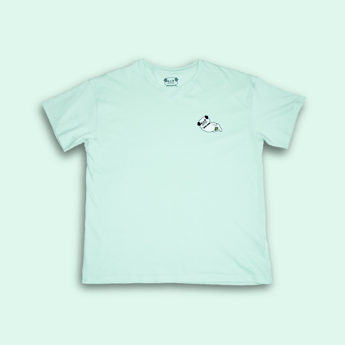 Grand Leaf Pug Oversized T-Shirt